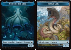 Scion of the Deep // Koma's Coil - 0013 // 0011 - Doubled-Sided Token