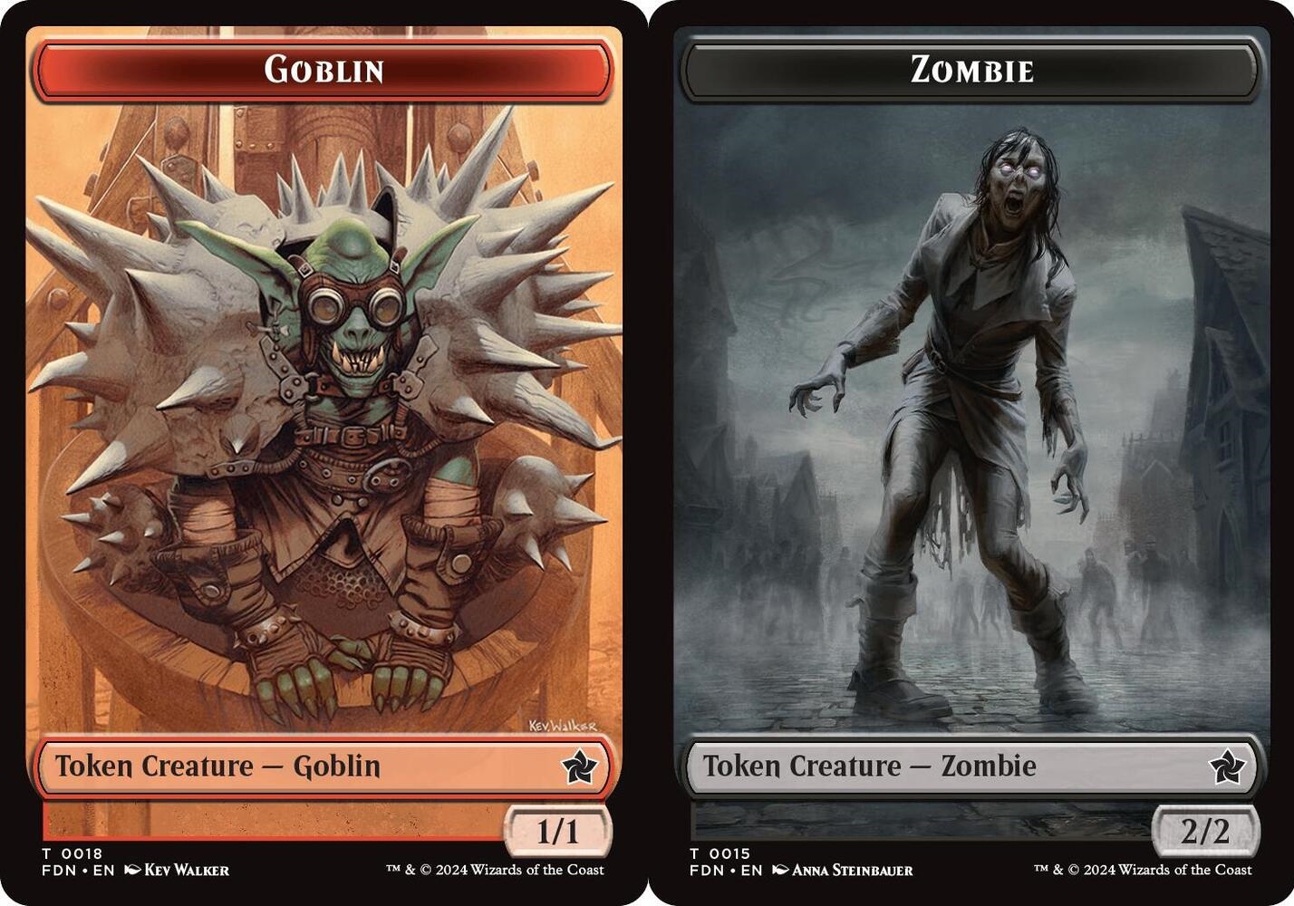 Goblin // Zombie Doubled-Sided Token