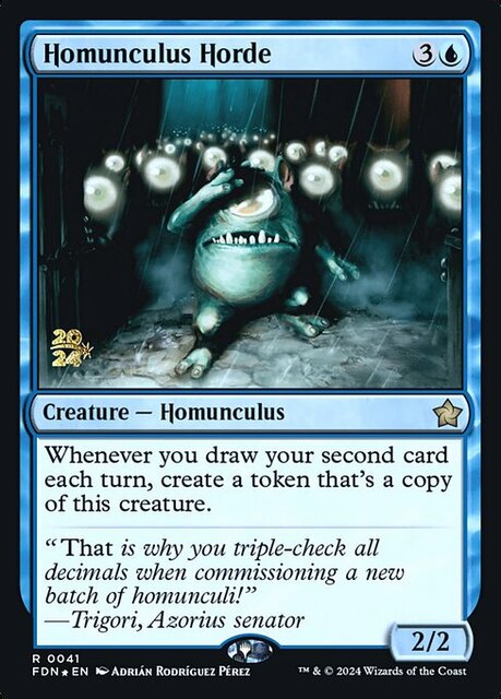 Homunculus Horde - Foil - Prerelease Promo