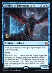 Sphinx of Forgotten Lore - Foil - Prerelease Promo