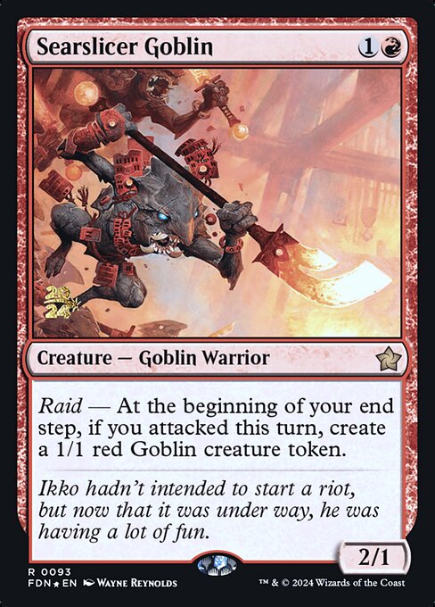 Searslicer Goblin - Foil - Prerelease Promo