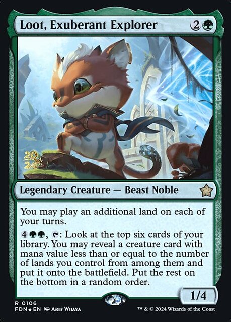 Loot, Exuberant Explorer - Foil - Prerelease Promo