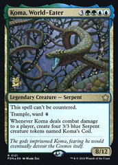 Koma, World-Eater - Foil - Prerelease Promo