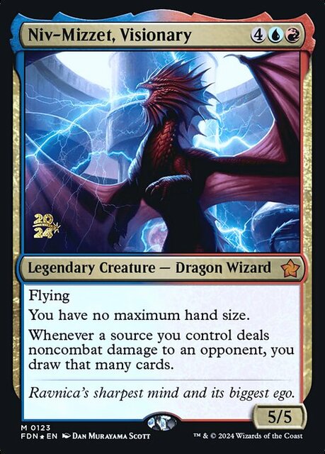 Niv-Mizzet, Visionary - Foil - Prerelease Promo