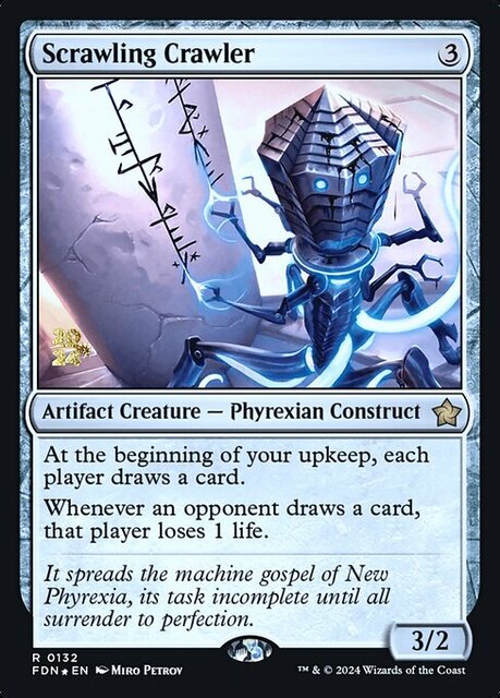 Scrawling Crawler - Foil - Prerelease Promo