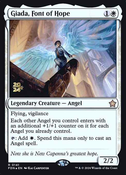 Giada, Font of Hope - Foil - Prerelease Promo Giada, Font of Hope - Foil - Prerelease Promo