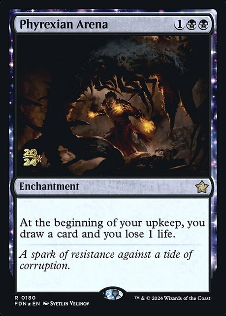 Phyrexian Arena - Foil - Prerelease Promo