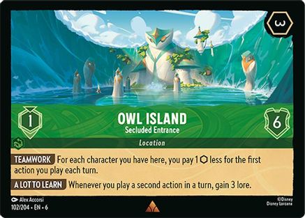 Owl Island - Secluded Entrance - 102/204 - Rare