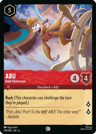 Abu - Bold Helmsman - 114/204 - Common - Cold Foil