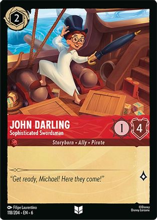 John Darling - Sophisticated Swordsman - 118/204 - Uncommon