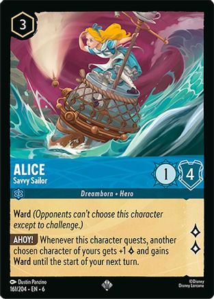 Alice - Savvy Sailor - 161/204 - Super Rare