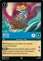 Alice - Savvy Sailor - 161/204 - Super Rare