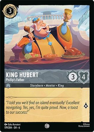King Hubert - Phillips Father - 179/204 - Common - Cold Foil