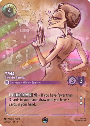 Yzma - Conniving Chemist - 209/204 - Enchanted - Holofoil