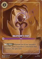 Maleficent's Staff - 210/204 - Enchanted - Holofoil