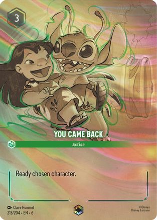 You Came Back - 213/204 - Enchanted - Holofoil