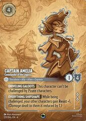 Captain Amelia - Commander of the Legacy - 221/204 - Enchanted - Holofoil