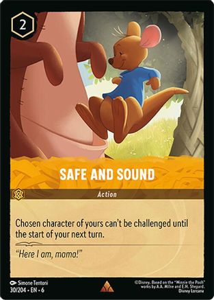 Safe and Sound - 30/204 - Rare - Cold Foil