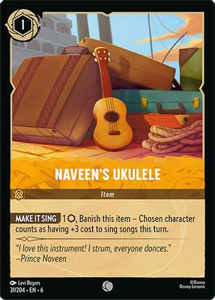 Naveens Ukulele - 31/204 - Common - Cold Foil