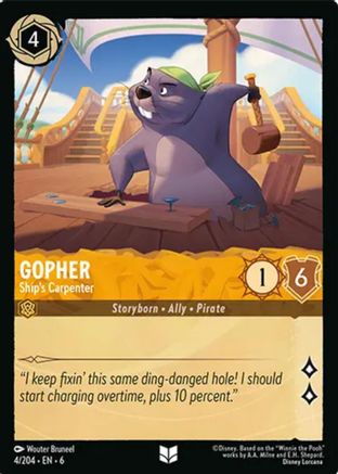 Gopher - Ships Carpenter - 4/204 - Uncommon