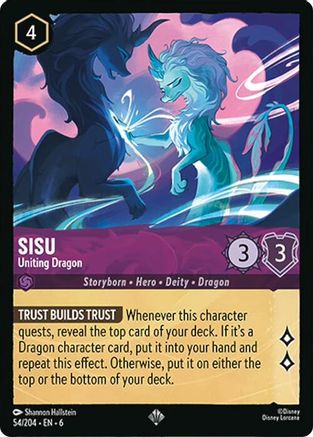 Sisu - Uniting Dragon - 54/204 - Super Rare