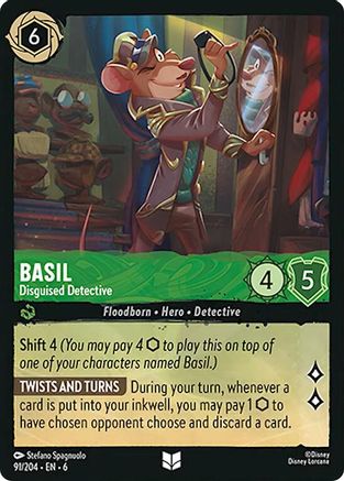 Basil - Disguised Detective - 91/204 - Uncommon