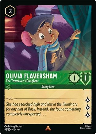 Olivia Flaversham - The Toymakers Daughter - 92/204 - Rare