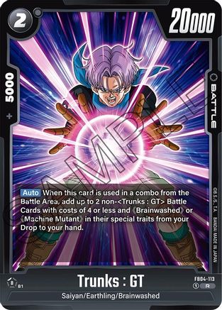 Trunks : GT - FB04-113 - R - Holofoil
