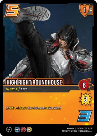 High Right Roundhouse - TK801-CD1 5/19 - C