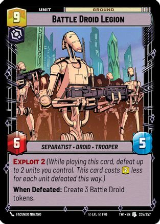 Battle Droid Legion - Foil