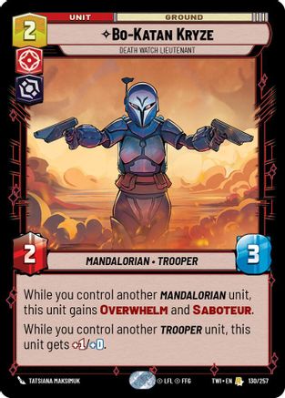 Bo-Katan Kryze - Death Watch Lieutenant - Foil