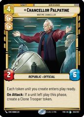 Chancellor Palpatine - Wartime Chancellor - Foil