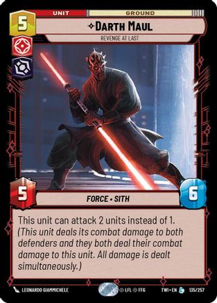 Darth Maul - Revenge at Last - Foil