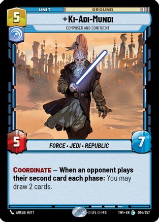 Ki-Adi-Mundi - Composed and Confident - Foil