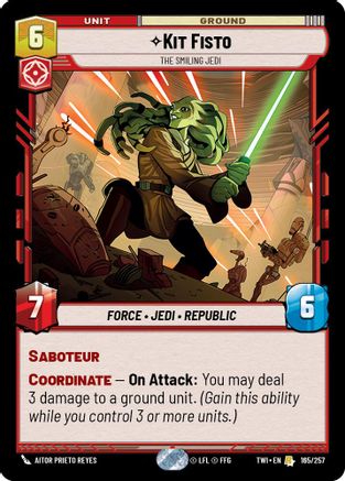 Kit Fisto - The Smiling Jedi - Foil