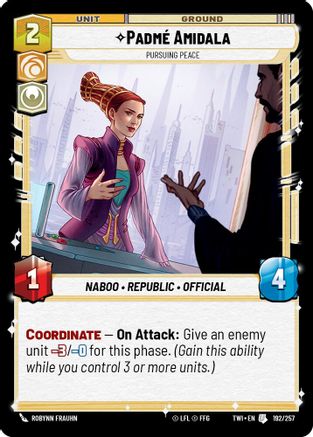 Padme Amidala - Pursuing Peace - Foil