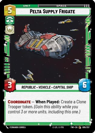 Pelta Supply Frigate - Foil