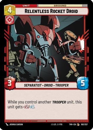 Relentless Rocket Droid - Foil