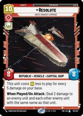 Resolute - Under Anakin's Command - Foil