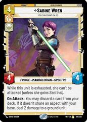 Sabine Wren - You Can Count On Me - Foil