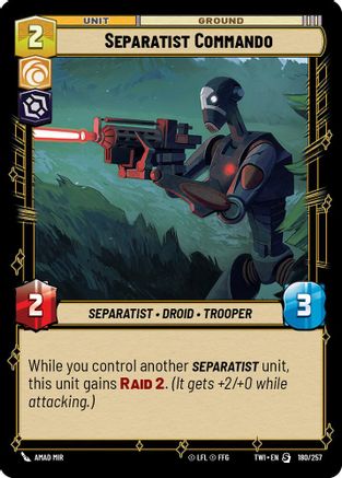 Separatist Commando - Foil