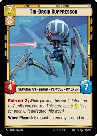 Tri-Droid Suppressor - Foil