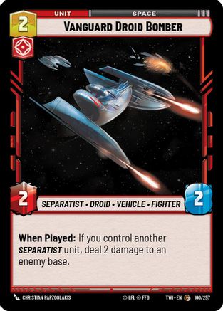 Vanguard Droid Bomber - Foil