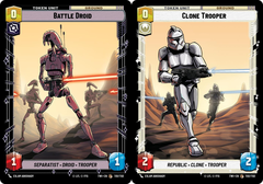 Battle Droid // Clone Trooper