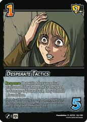 Desperate Tactics - 163/186 - R - Holofoil