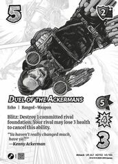 Duel of the Ackermans (Alternate Art) - 49/186 - U - Holofoil