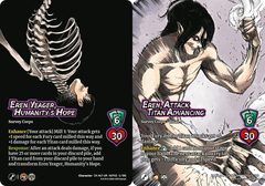 Eren Yeager, Humanitys Hope // Eren, Attack Titan Advancing (Alternate Art) - 5a/186 - C - Holofoil