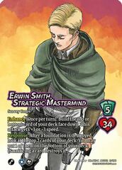 Erwin Smith, Strategic Mastermind (Alternate Art) - 6/186 - C - Holofoil