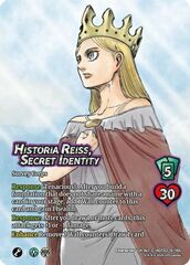 Historia Reiss, Secret Identity (Alternate Art) - 8/186 - C - Holofoil