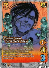 Teaming with the Attack Titan - 105/186 - U - Holofoil